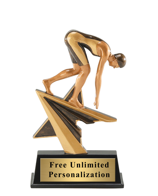 Star Power Female Swimming Trophy