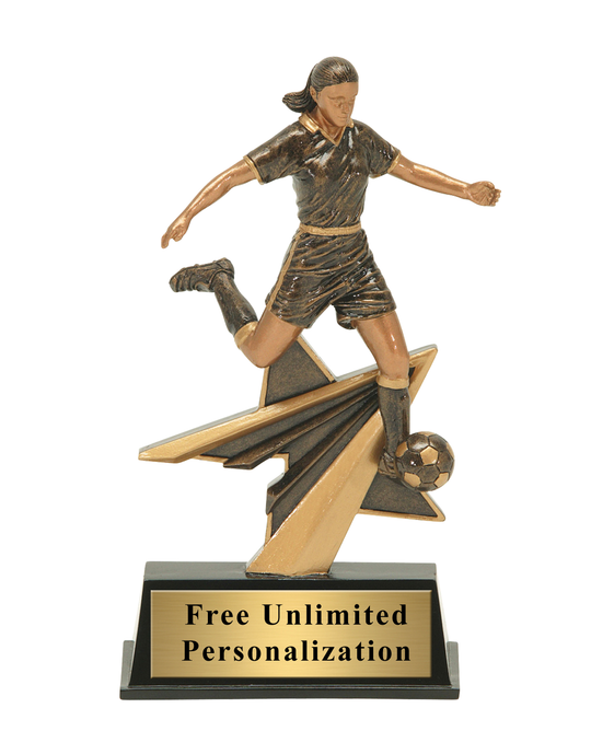 Star Power Soccer Trophy - Female