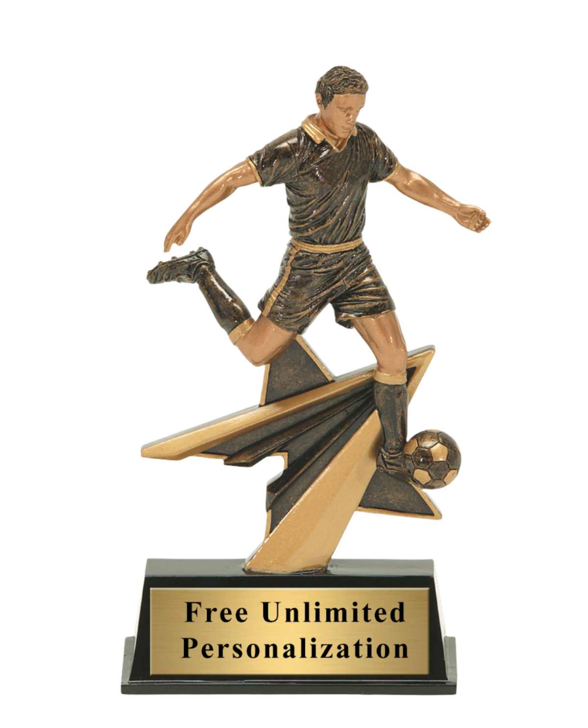 Star Power Soccer Trophy - Male