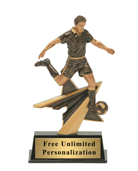 Star Power Soccer Trophy - Male