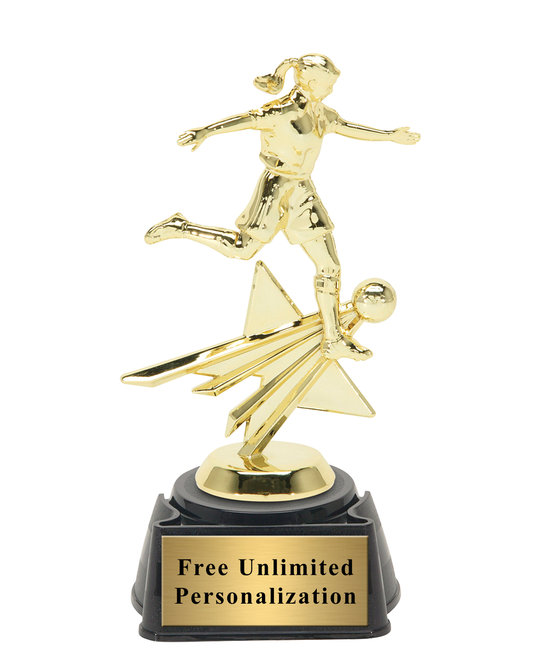 Star Action Soccer Award - Female