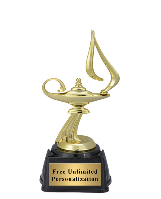 Winged Lamp of Knowledge Trophy