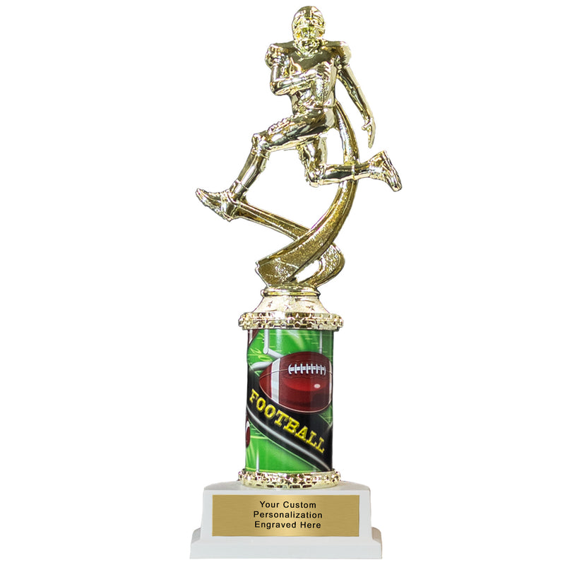 Motion Football Column Trophy