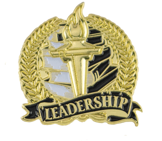 Bright Gold Leadership Lapel Pin