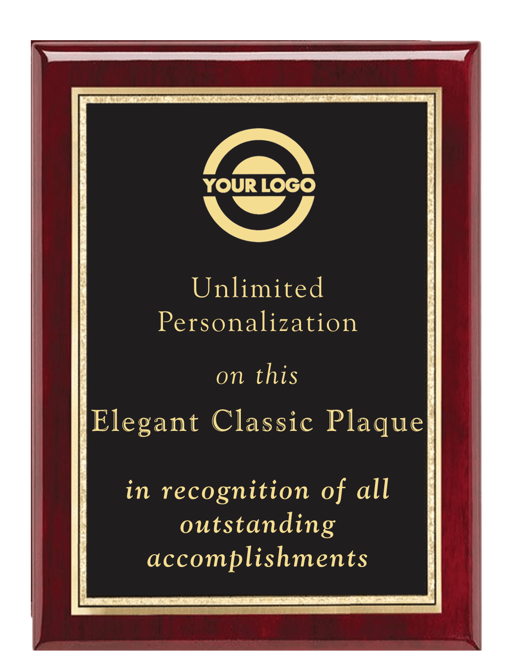 Classic Rosewood Plaque Award Plaques