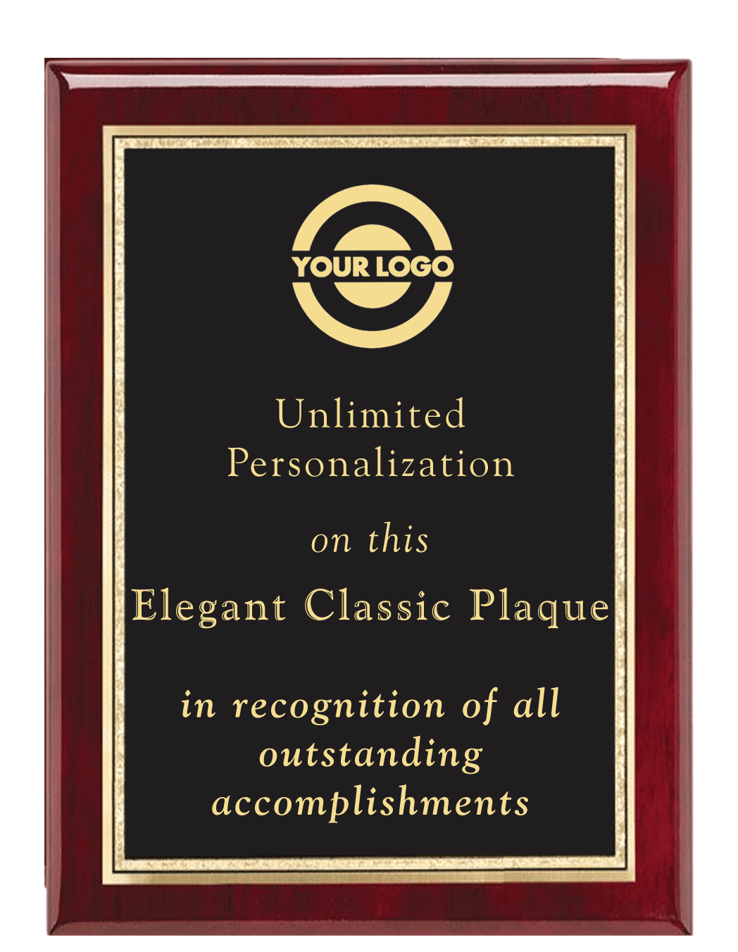 Classic Rosewood Plaque