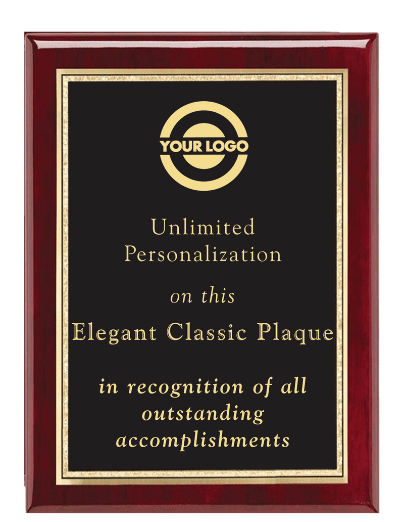 Classic Rosewood Plaque