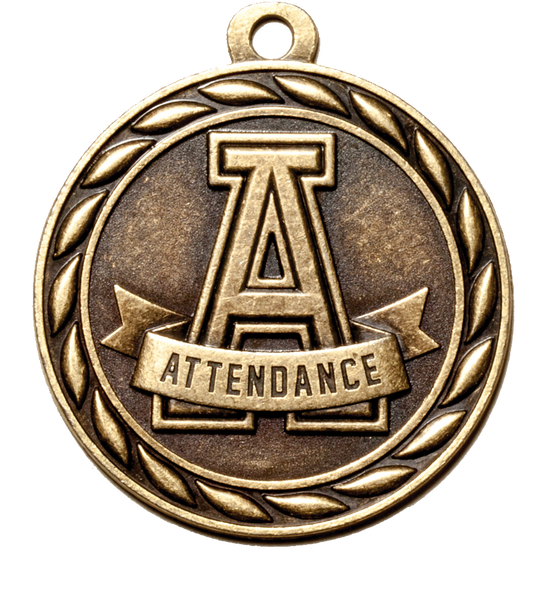 Scholastic Attendance Medal