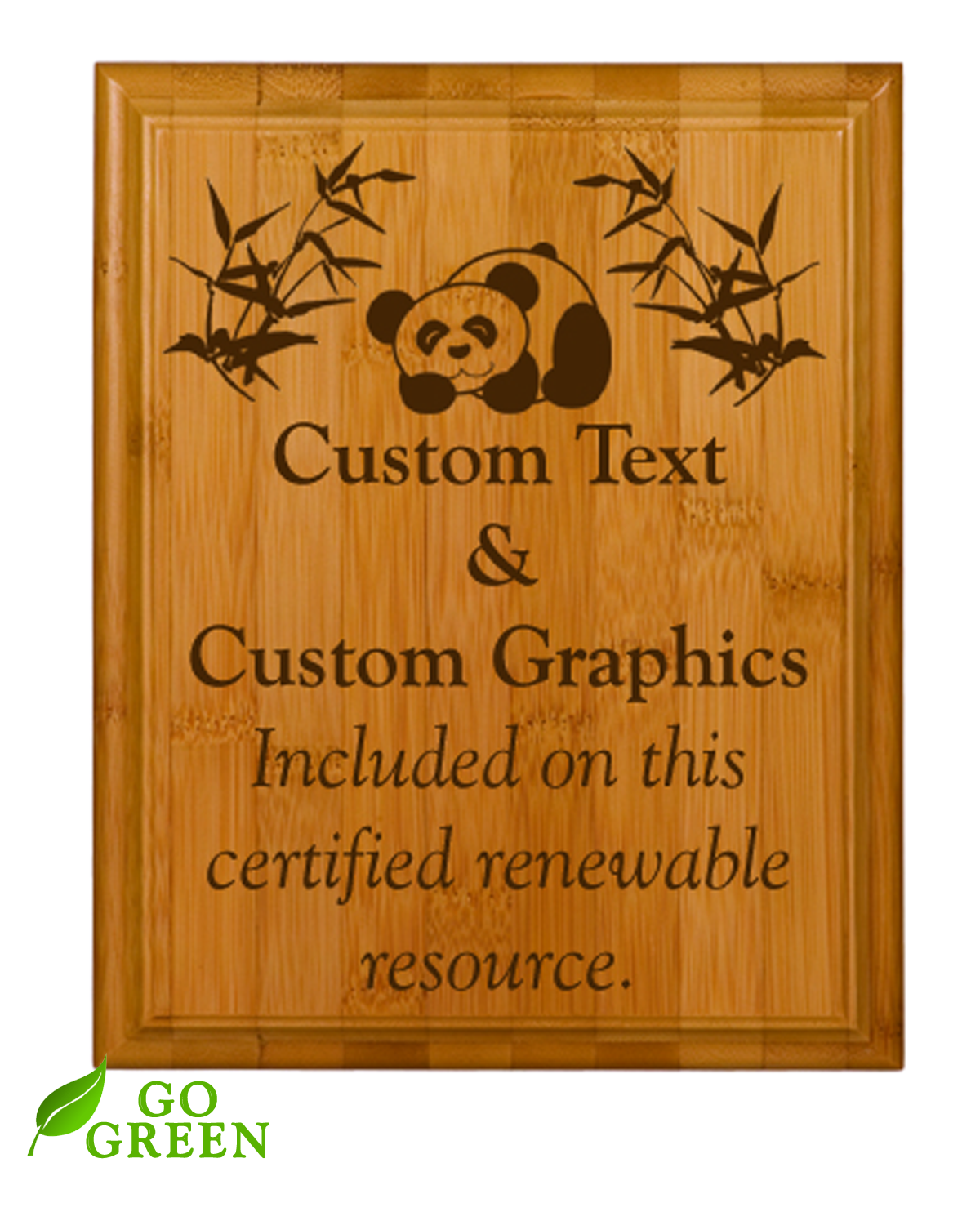 Bamboo Plaque