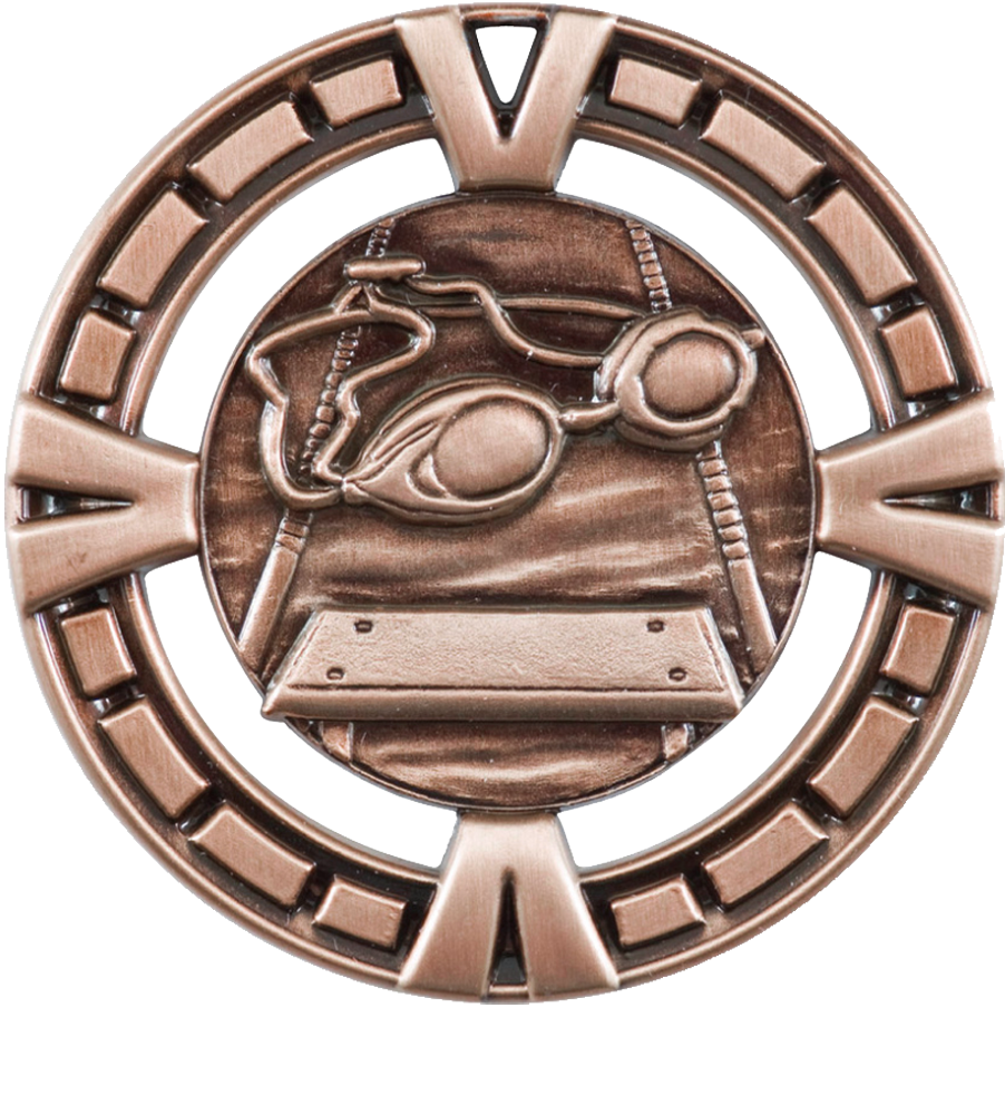 Bronze Big Victory Swimming Medal