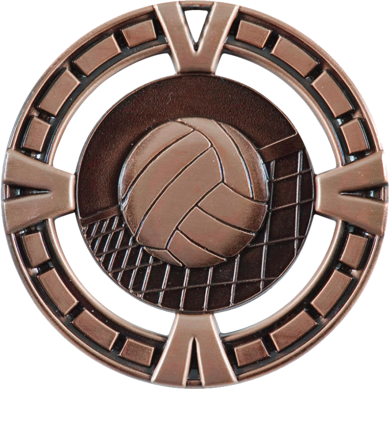 Bronze Big Victory Volleyball Medal