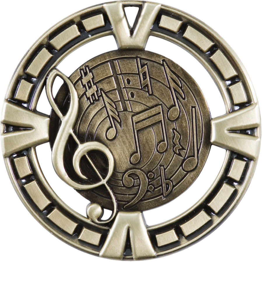 Gold Big Victory Music Medal