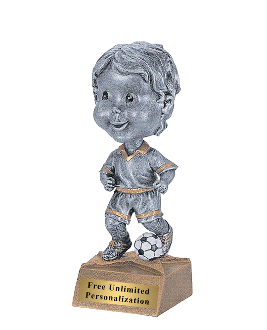 Bobblehead Soccer Trophy - Male