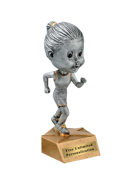 Track Bobblehead Trophy - Female