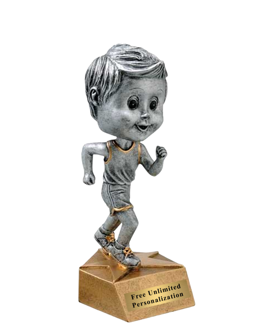 Track Bobblehead Trophy - Male