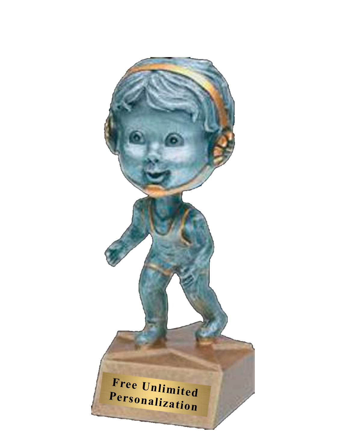 Wrestling Bobblehead Trophy