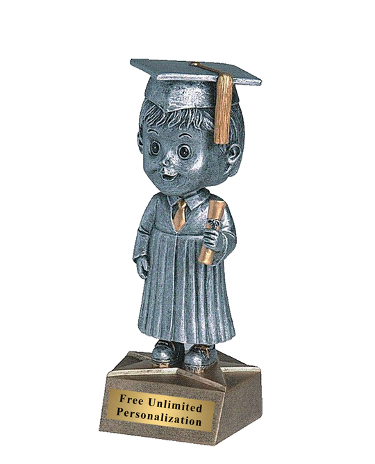 Bobblehead Graduate Trophy - Male