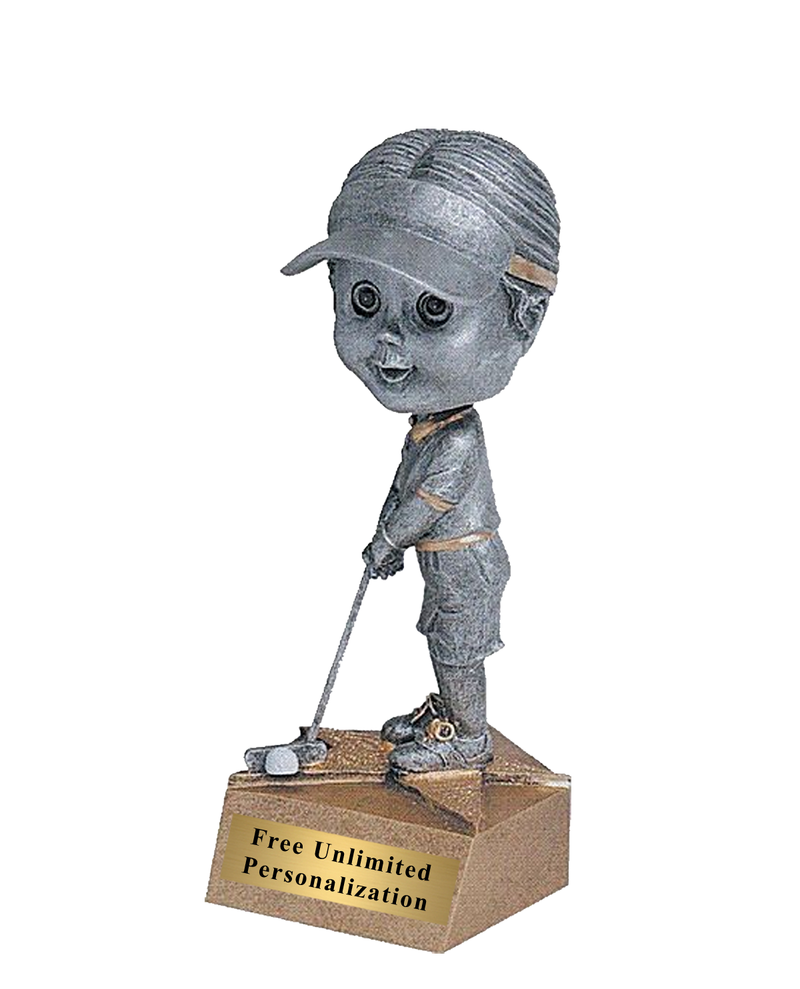 Bobblehead Golf Trophy - Female