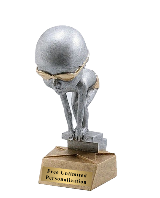 BobbleHead Swimming Trophy - Male