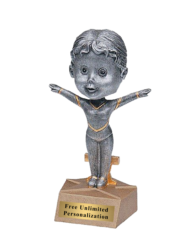 Gymnast Bobblehead Trophy - Female