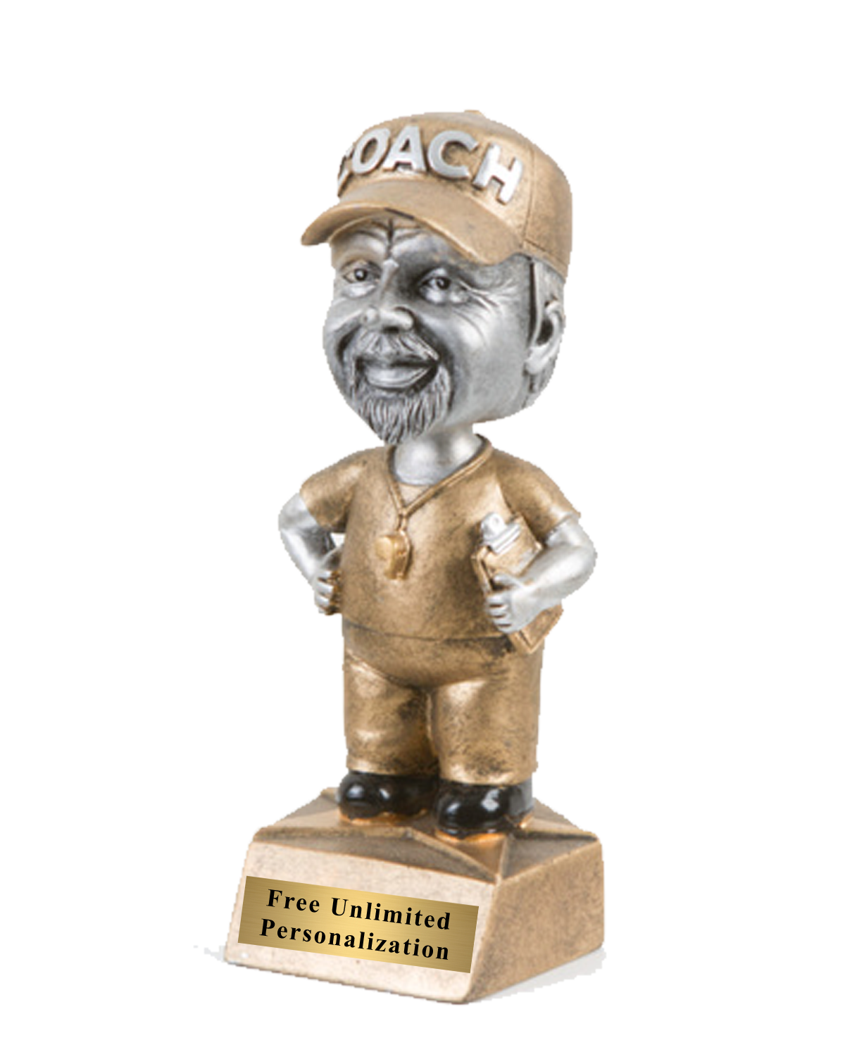 Coach Bobblehead Trophy - Male