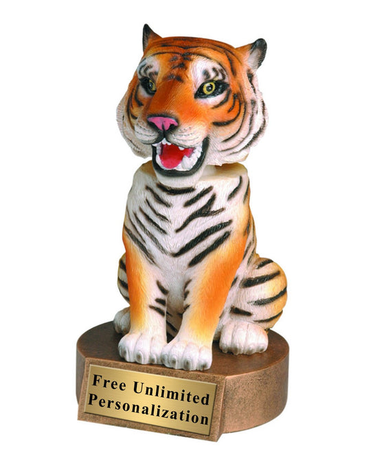 Tiger Bobblehead Mascot Trophy