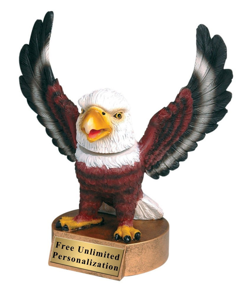 Eagle Bobblehead Mascot Trophy