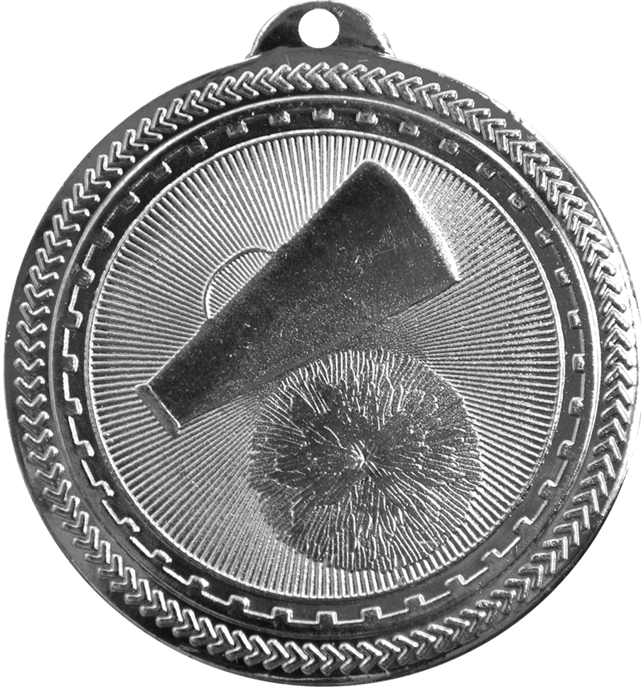 Silver BriteLazer Cheering Medal