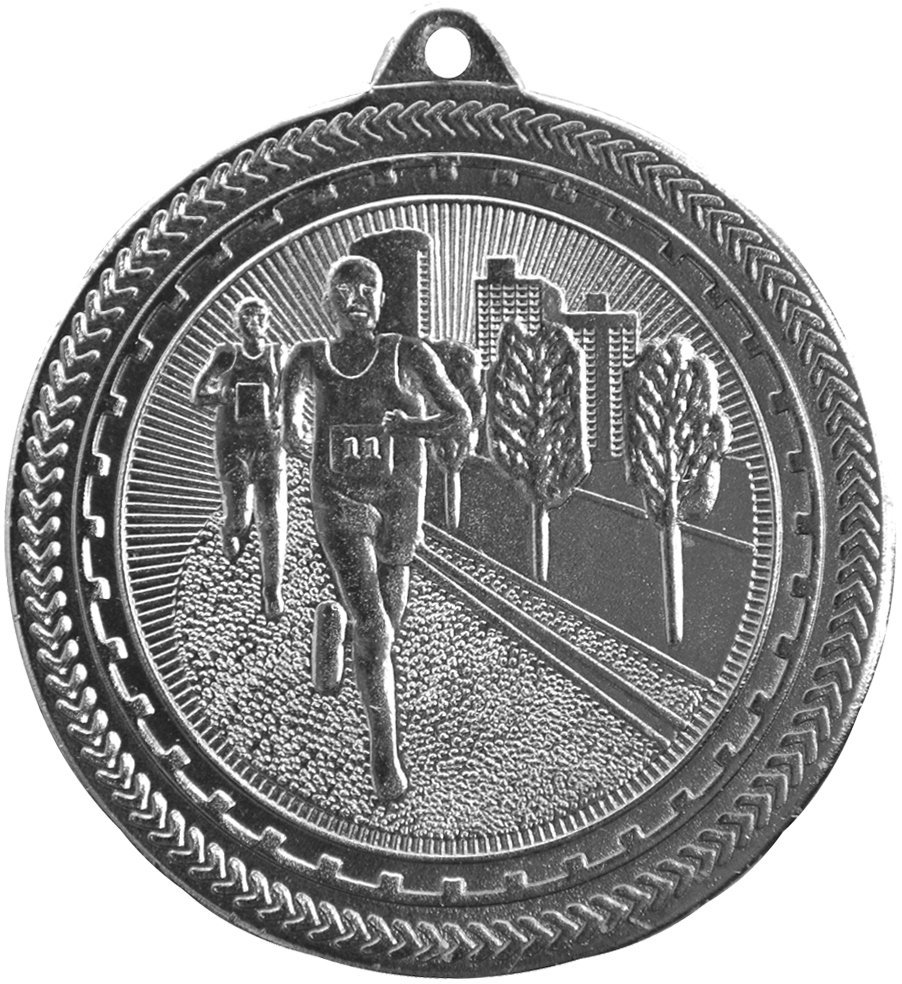 Silver BriteLazer Cross Country Medal