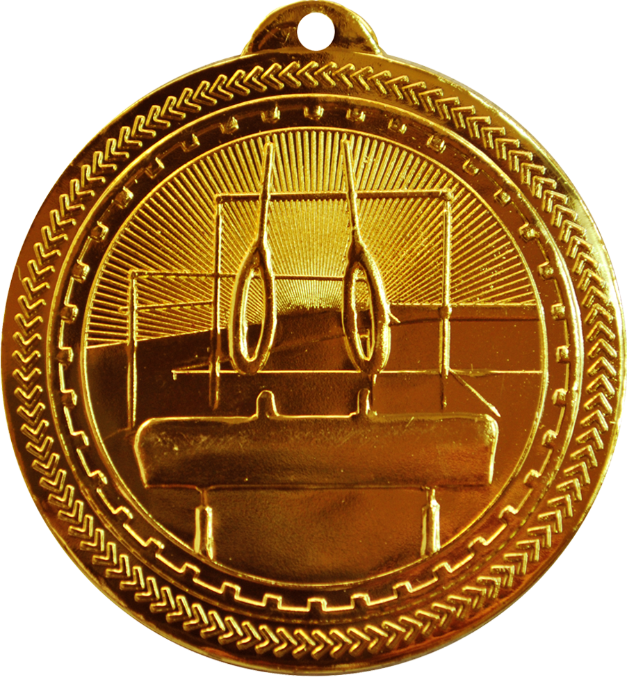 Bronze BriteLazer Gymnastics Medal