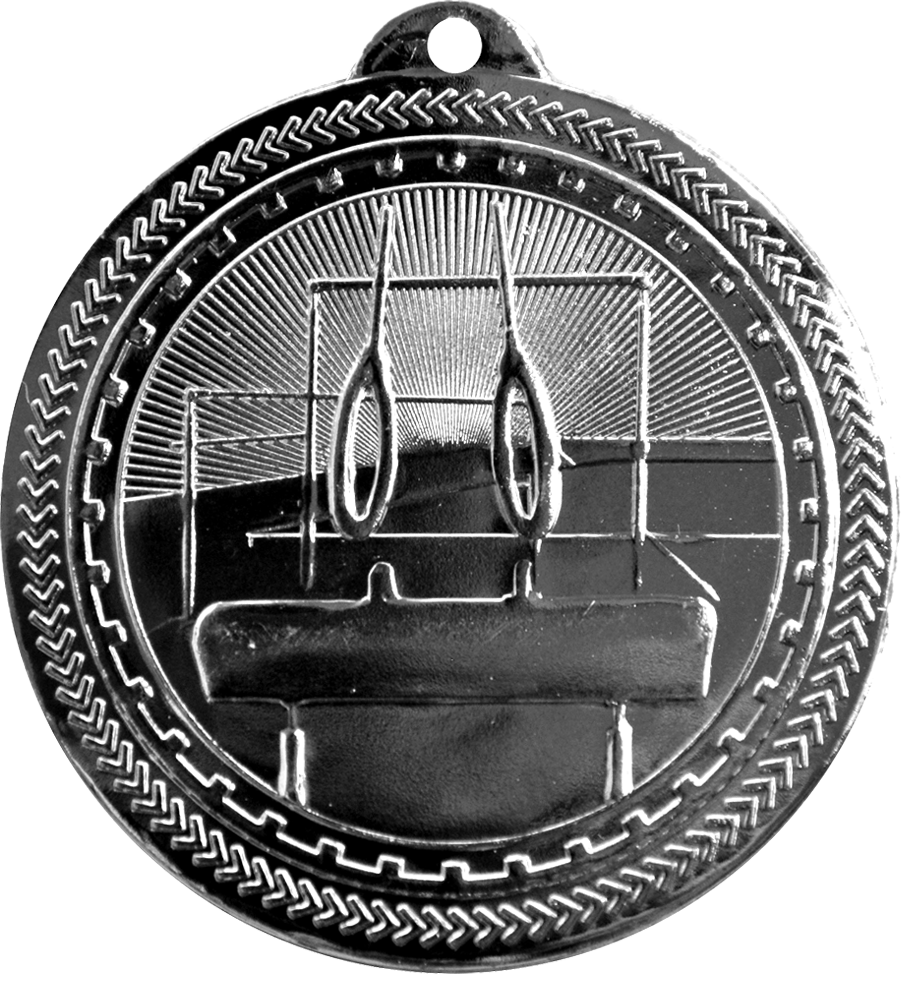 Silver BriteLazer Gymnastics Medal