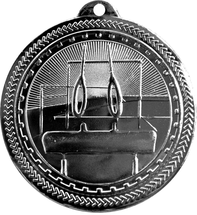 Silver BriteLazer Gymnastics Medal