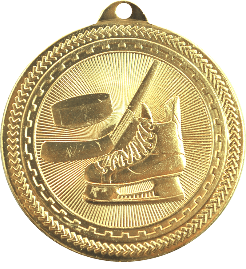 Gold BriteLazer Hockey Medal