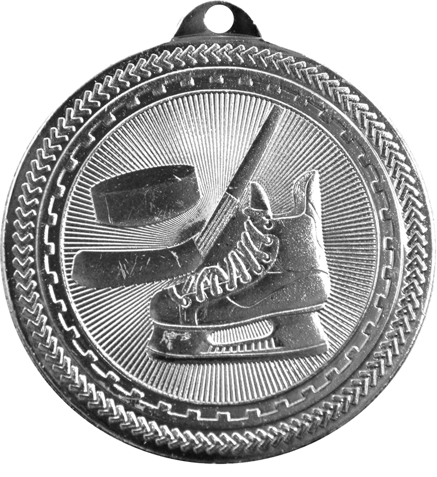 Silver BriteLazer Hockey Medal