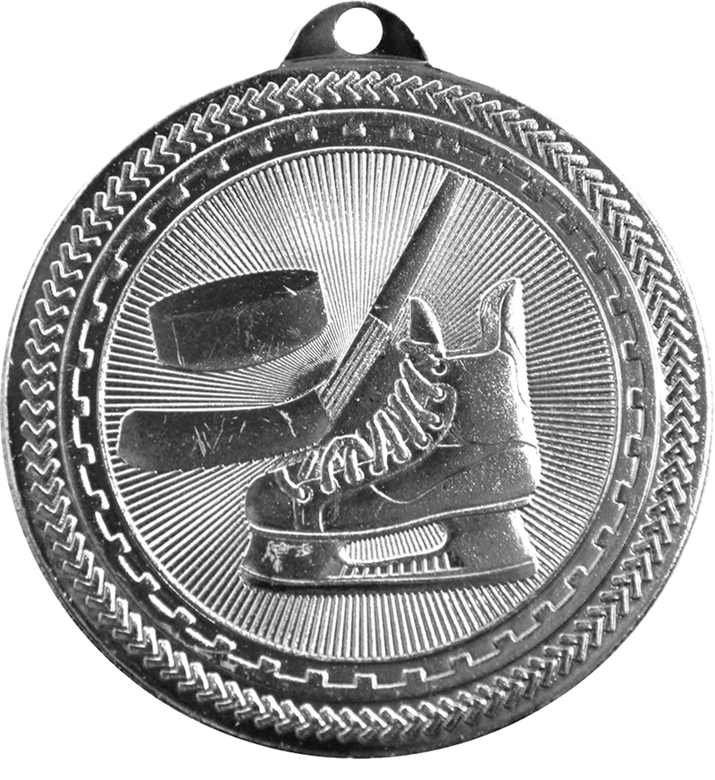 Silver BriteLazer Hockey Medal
