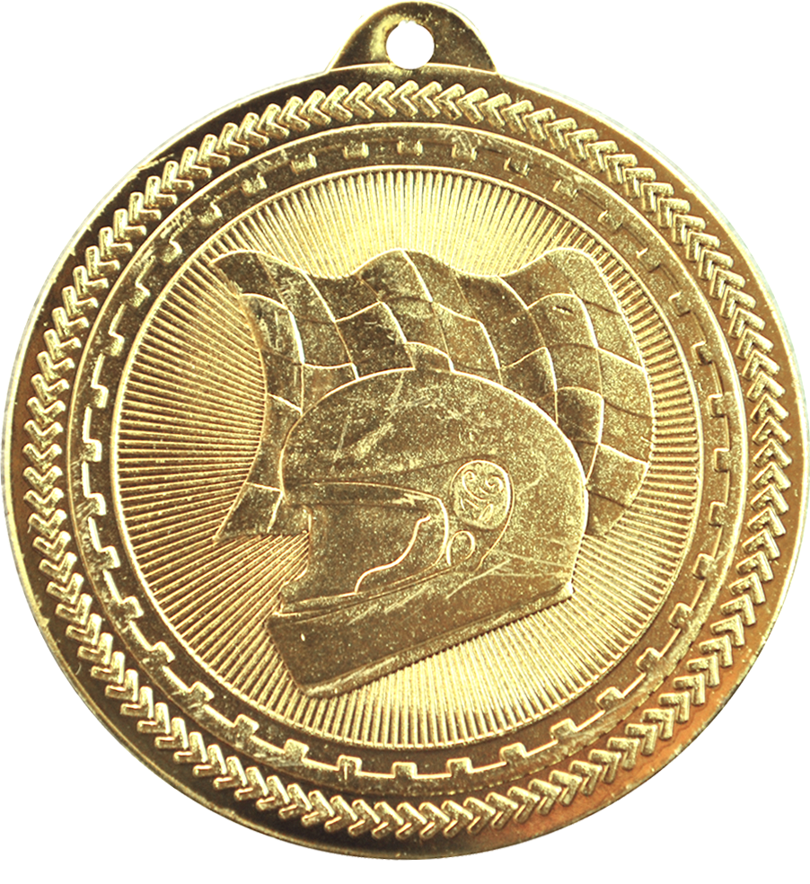 Gold BriteLazer Racing Medal