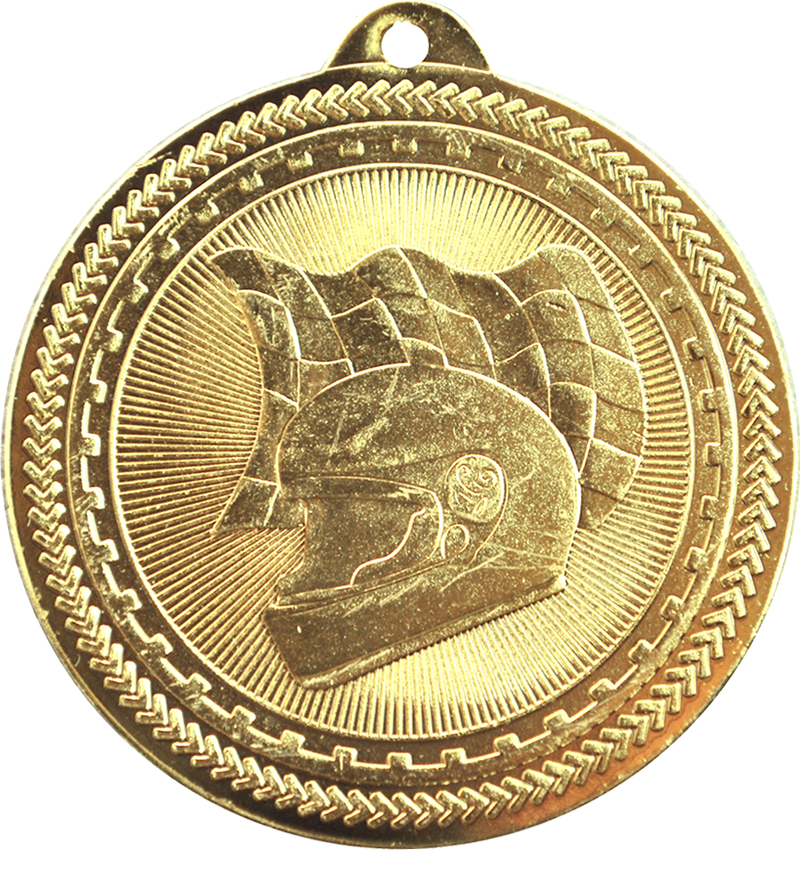 Gold BriteLazer Racing Medal