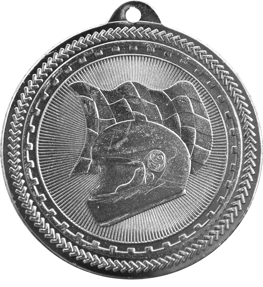 Silver BriteLazer Racing Medal