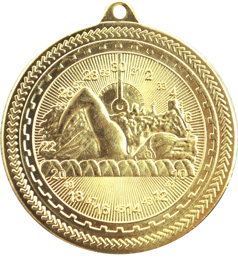 Gold BriteLazer Swimming Medal
