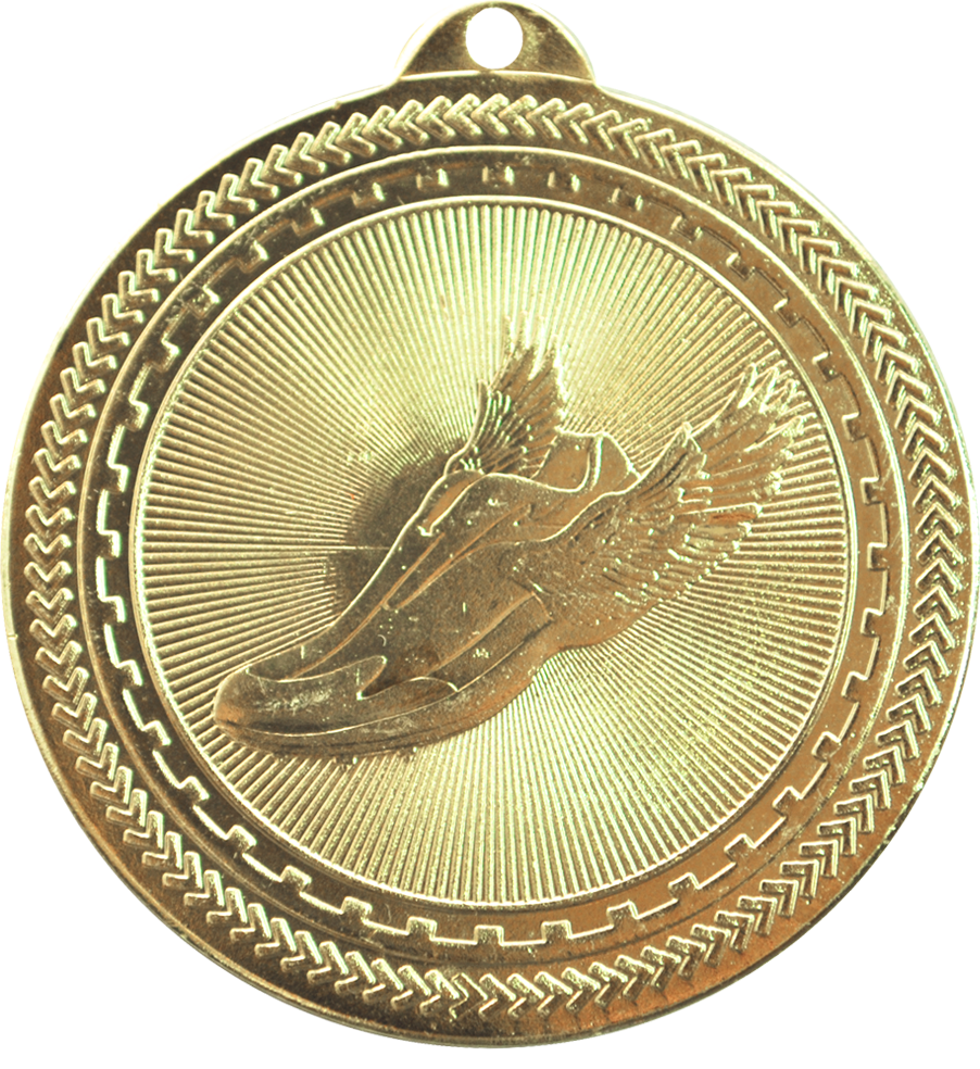 Gold BriteLazer Track Medal