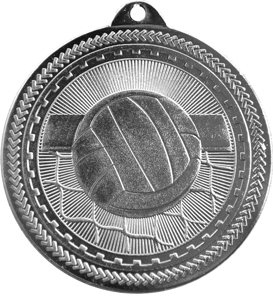 Silver BriteLazer Volleyball Medal