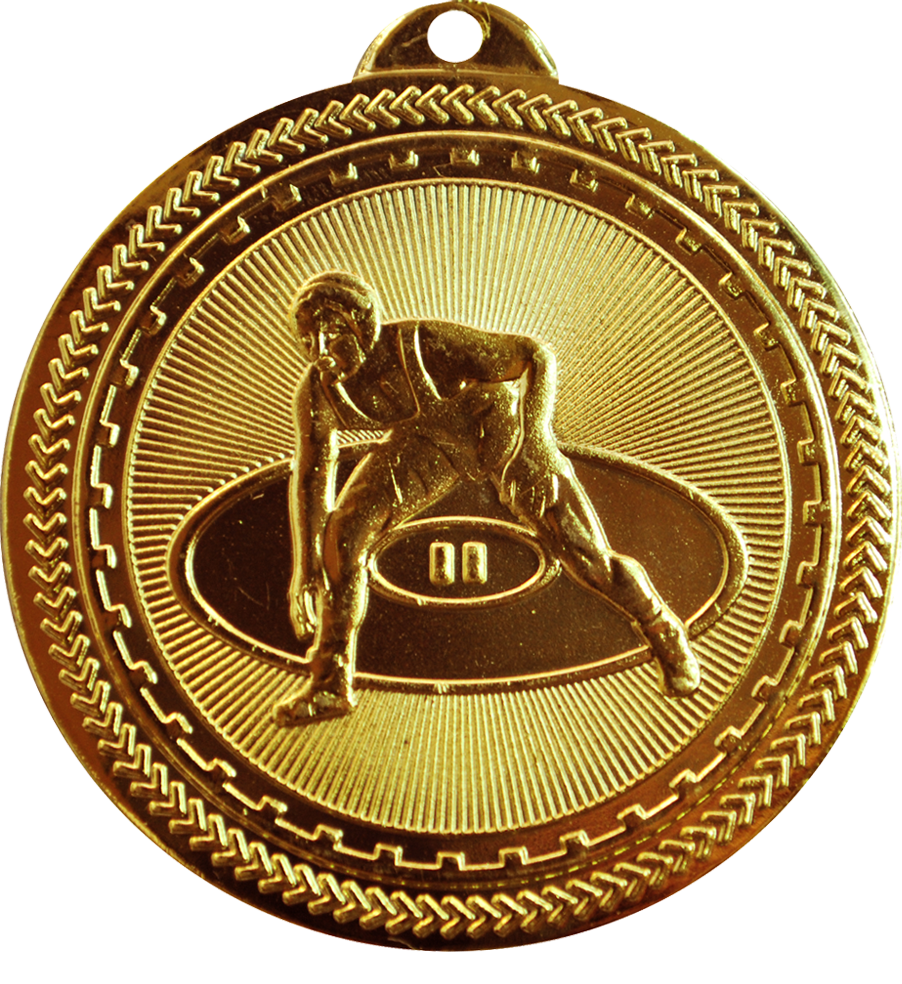 Bronze BriteLazer Wrestling Medal