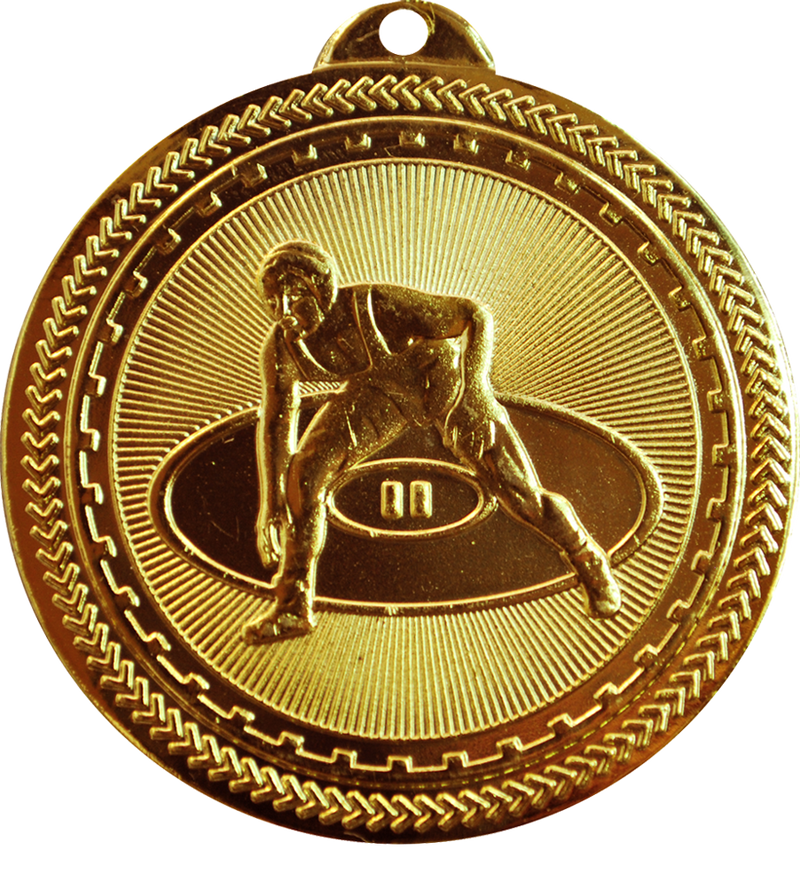 Bronze BriteLazer Wrestling Medal