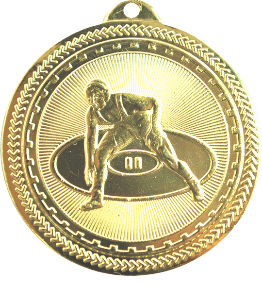 BriteLazer Wrestling Medal