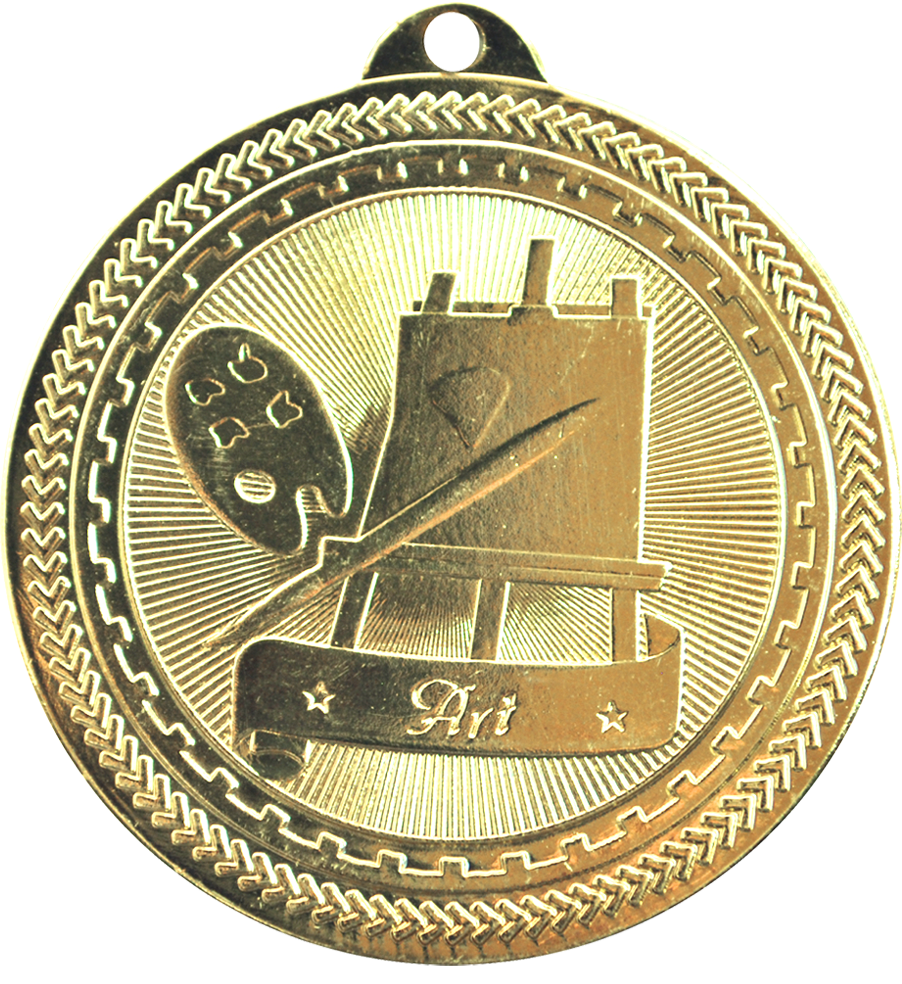 Gold BriteLazer Art Medal