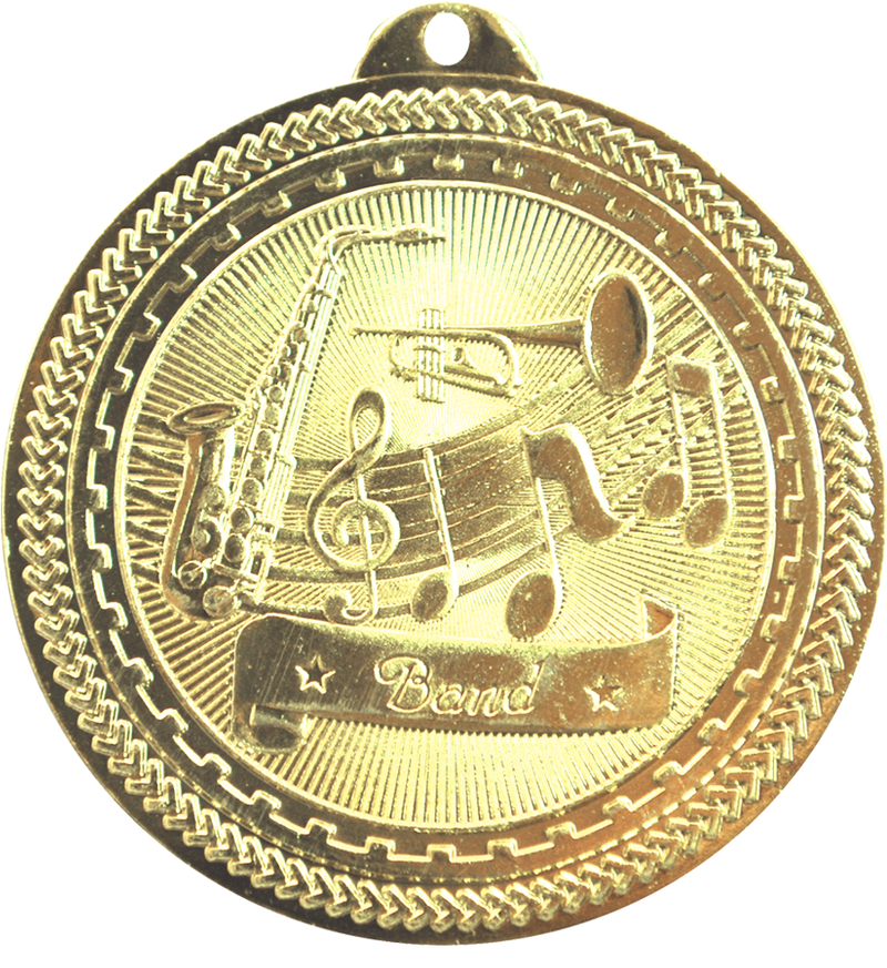 Gold BriteLazer Band Medal