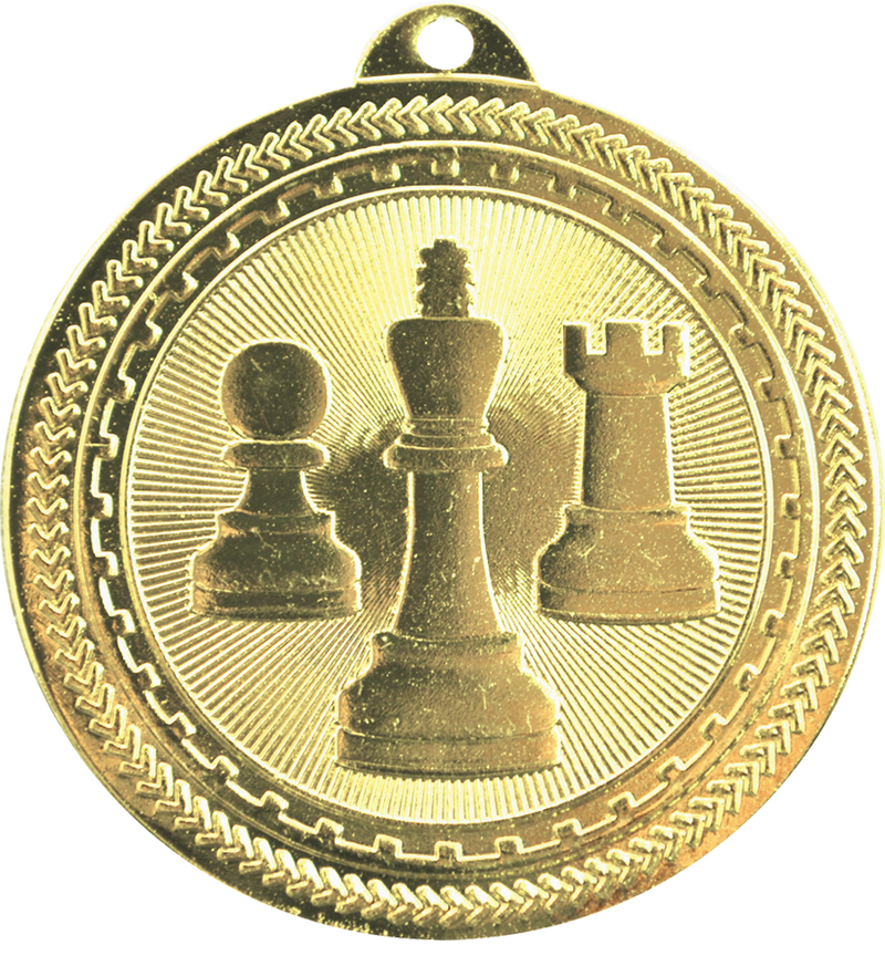 Gold BriteLazer Chess Medal