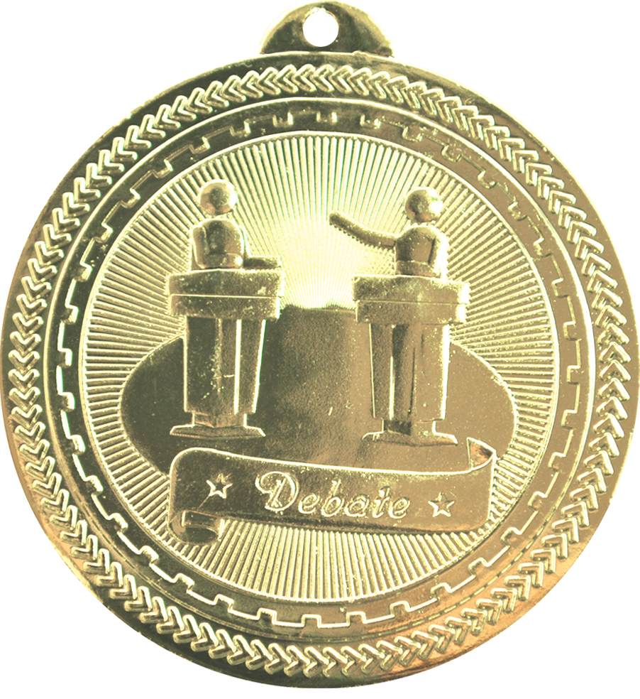 Gold BriteLazer Debate Medal