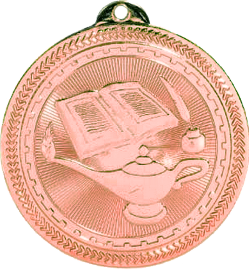 Bronze BriteLazer Lamp of Knowledge Medal
