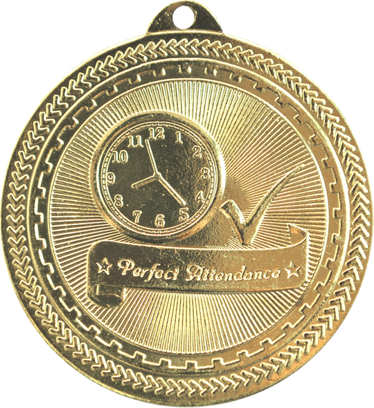 BriteLazer Perfect Attendance Medal